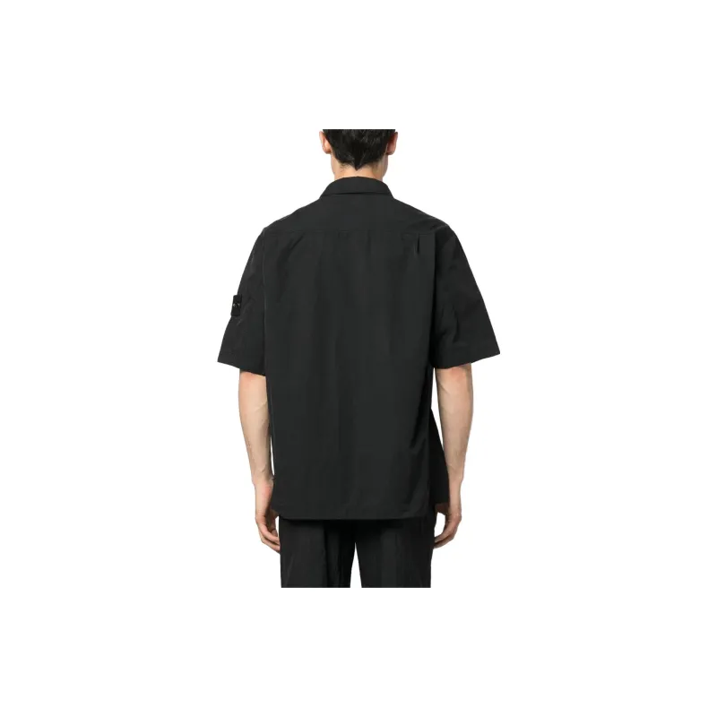 STONE ISLAND Shirts Men Black-3