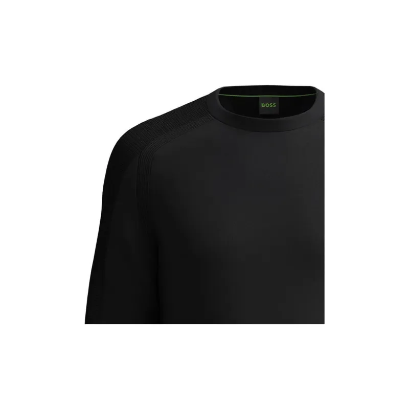 HUGO BOSS Logo Embossed Knit Jumper-4