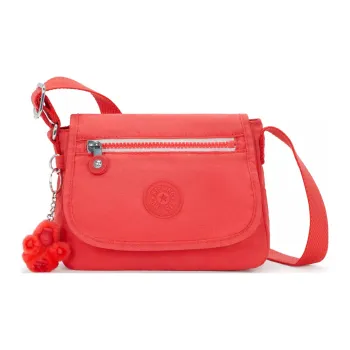 Kipling Nylon Crossbody Bag Mini Unisex Coral