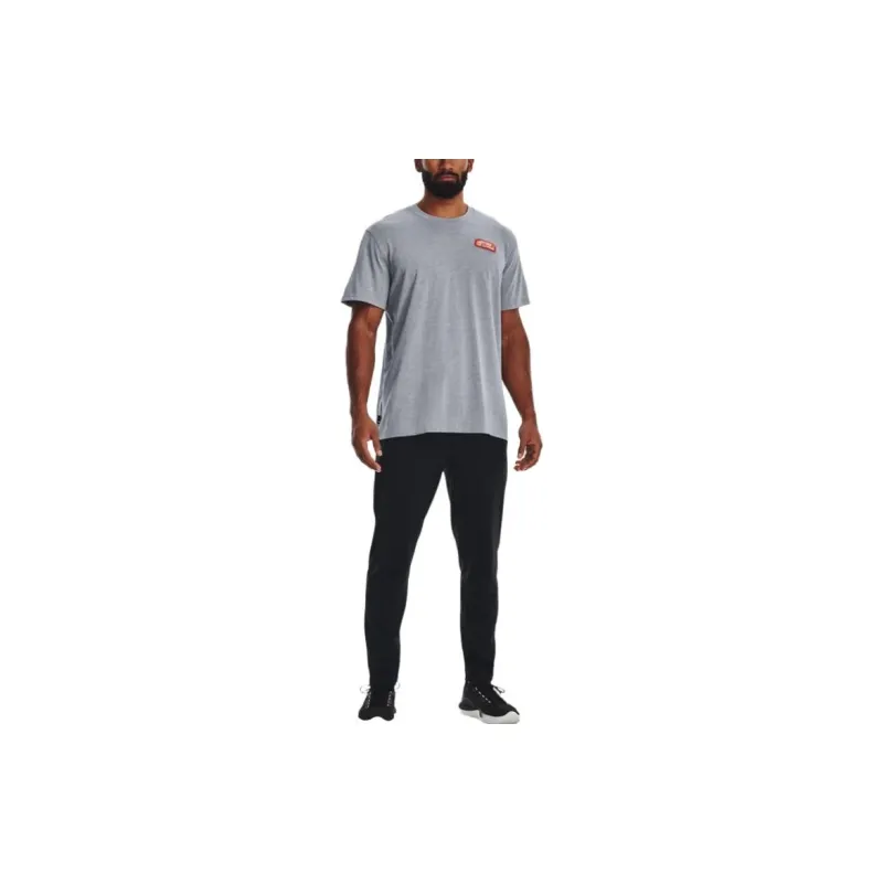 Under Armour T-Shirt Men's Steel Zelkova Light Gray-3
