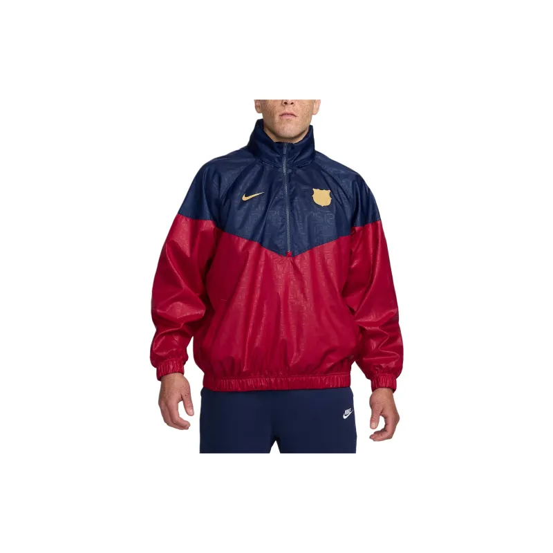 Nike FC Jackets Coats Men's Noble Red/Midnight Navy/Club Gold-2