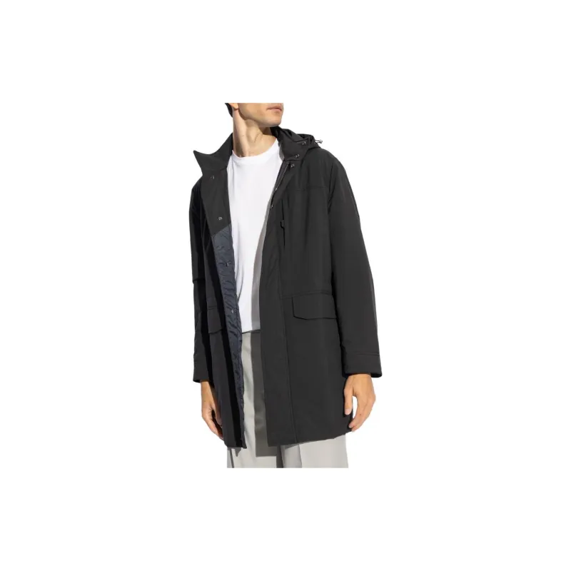 Brioni Hooded Drawstring Coat-1