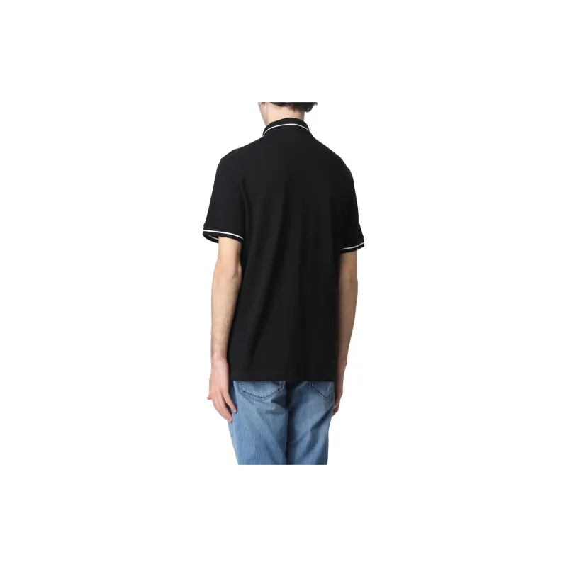 ARMANI EXCHANGE Polo Shirts Men Black-2