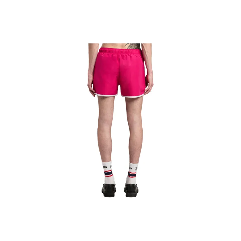 PALM ANGELS Monogram patch Swim Shorts-2