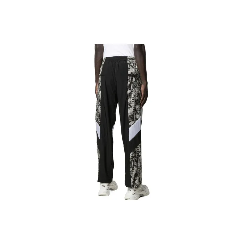 BALMAIN Multicuts Monogram Track Pants-2