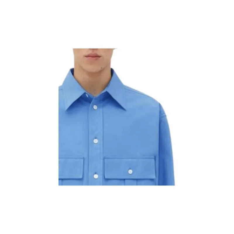Bottega Veneta SS24 Shirt Men's Blue-5