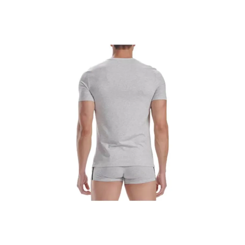 Adidas T-Shirts Men 2 Pack Black+Gray-3
