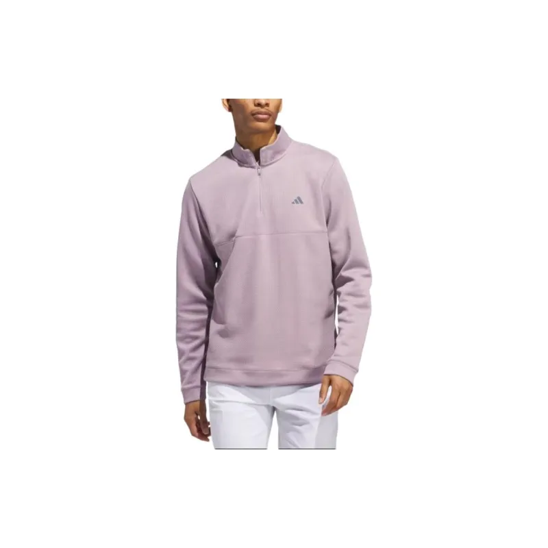 Adidas Ultlmate Textured QuarterZip Jackets Coats Men's Light Pink-1