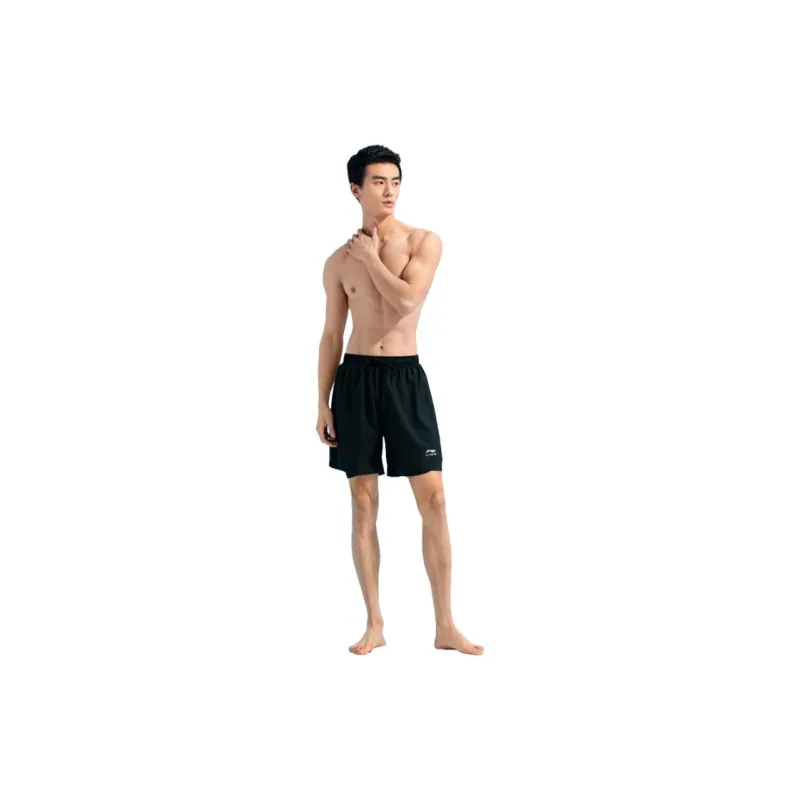 LINING Men's Swimwear Men Swimming Shorts+Swim Bag-6