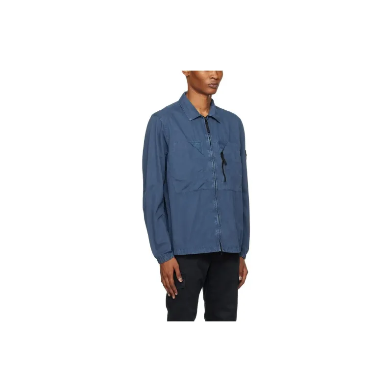 STONE ISLAND SS23 Nylon Meta Jackets Coats Men's Dark Blue-3