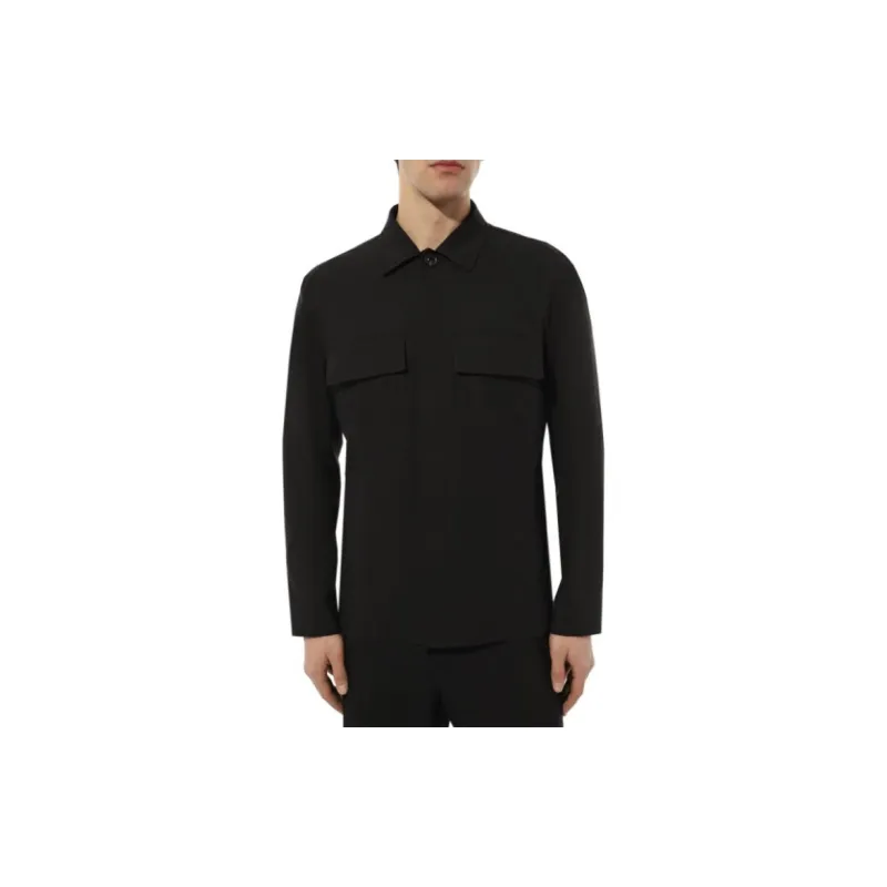LARDINI Jackets Men Black-2
