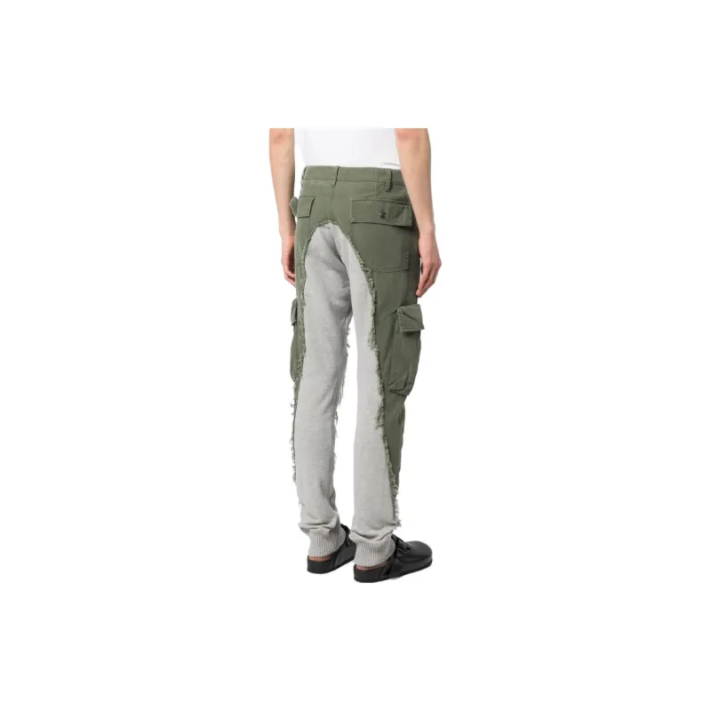 GREG LAUREN Cargo Pants Men Green-2