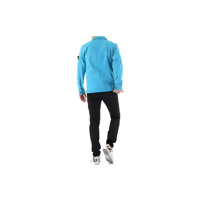 STONE ISLAND Shirts Men Blue-3