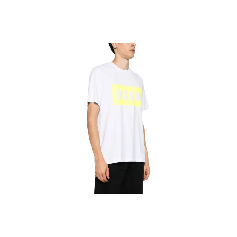 MSGM Logo-print Cotton T-shirt-3