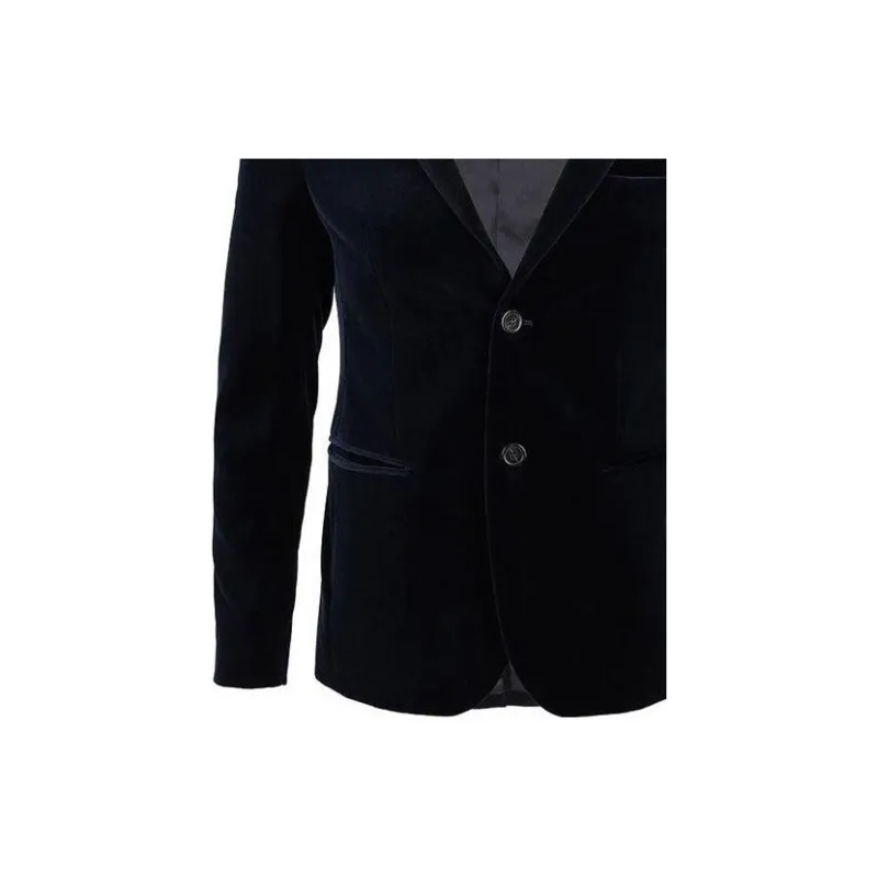 EMPORIO ARMANI SS23 Business Suits Coats Men's Dark Blue-2