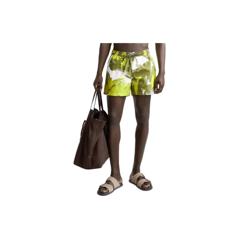 ZARA Swimming Shorts Men's Neon Orange-2