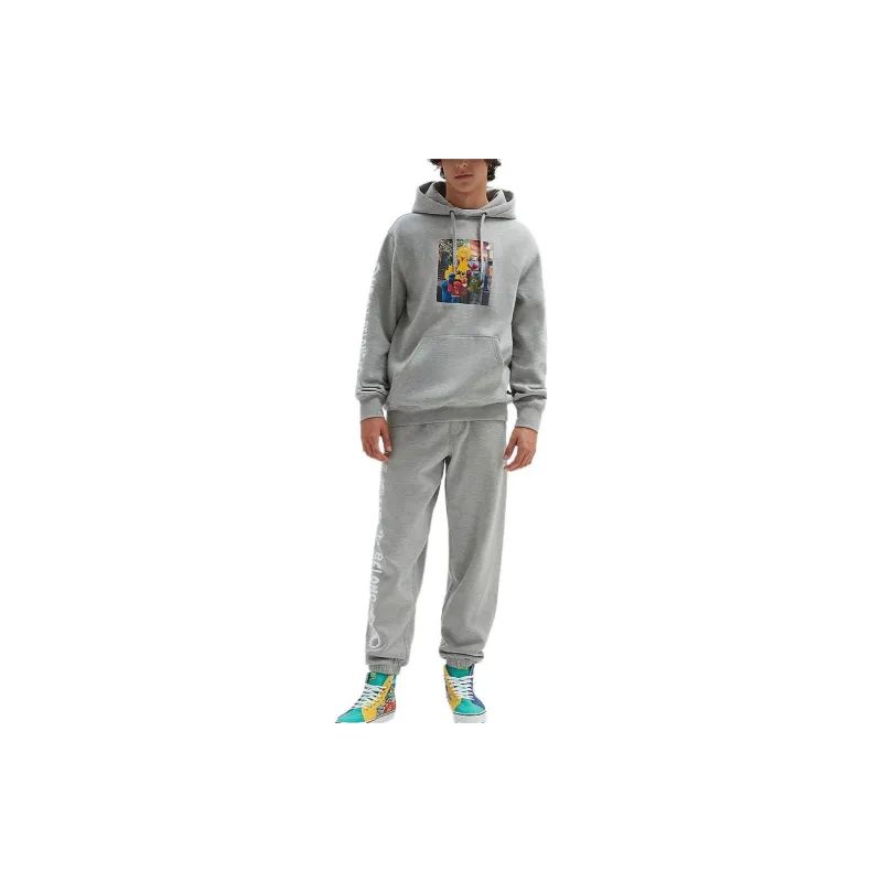 Vans x SESAME STREET VANS×SESAME STREET COLLECTION Knitted Sports Pants Unisex Gray-2