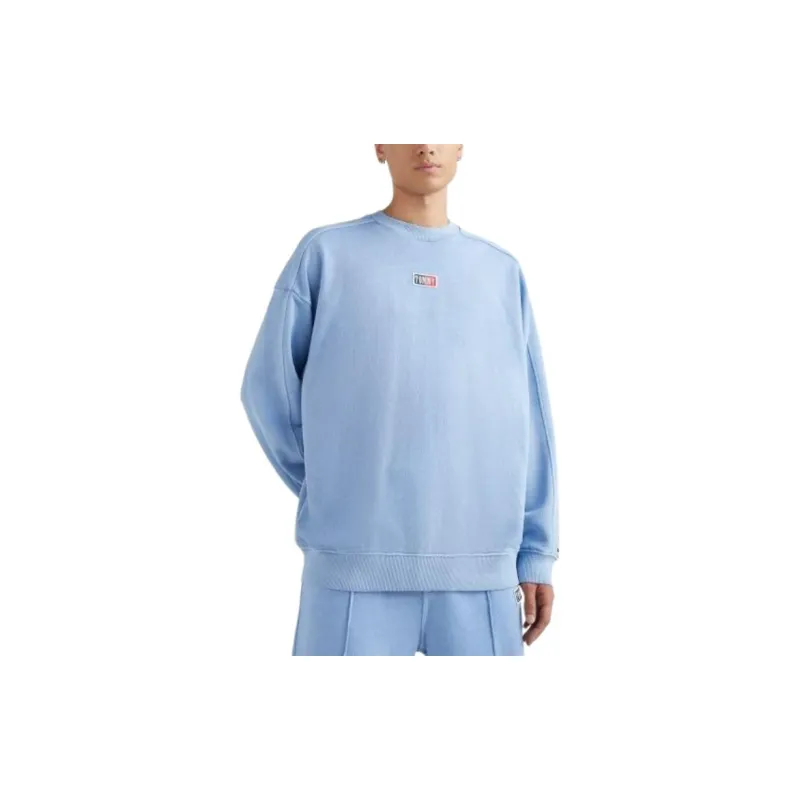Tommy Hilfiger Oversized Organic Cotton Sweatshirt Men's Light Blue-3