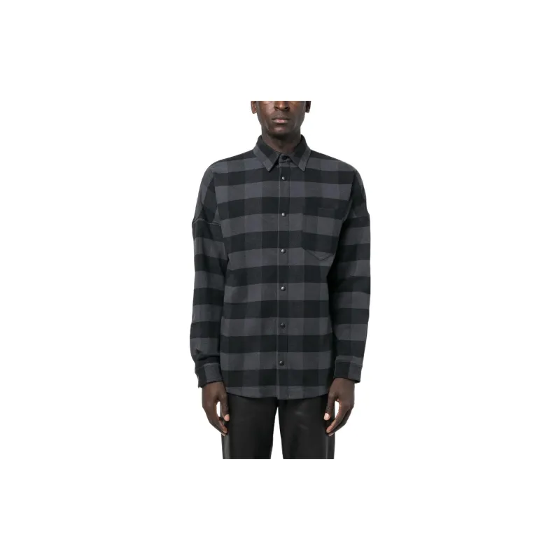 PALM ANGELS Classic Logo Overshirt-1