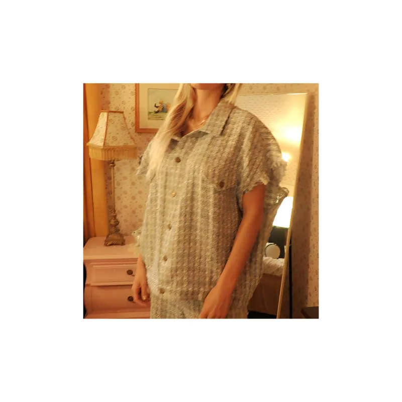 Drew House Crush Series Vests Unisex Blue-4