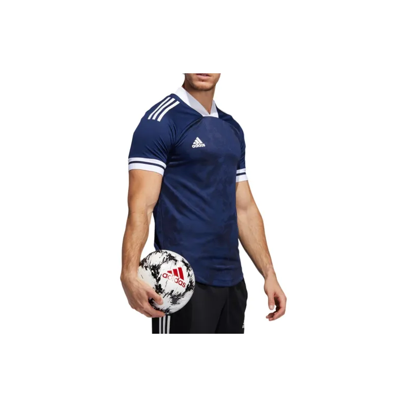 Adidas CONDIVO 20 Soccer Jerseys Men's Marine Blue/White-2
