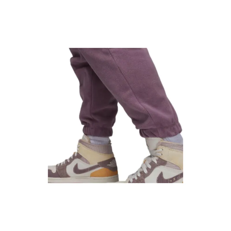 Jordan Flight Fleece Knitted Sweatpants Men's Fuchsia-4