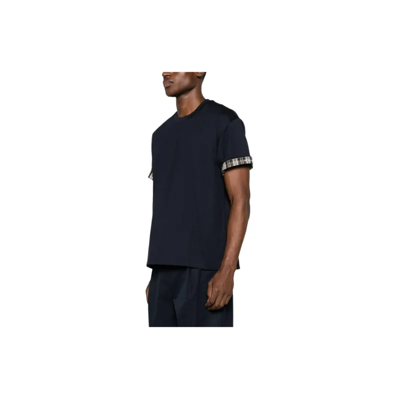 Bottega Veneta Double Layered Checked T Shirt-3