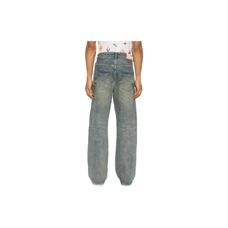 Purple Brand P018 Drop crotch Wide leg Jeans-2