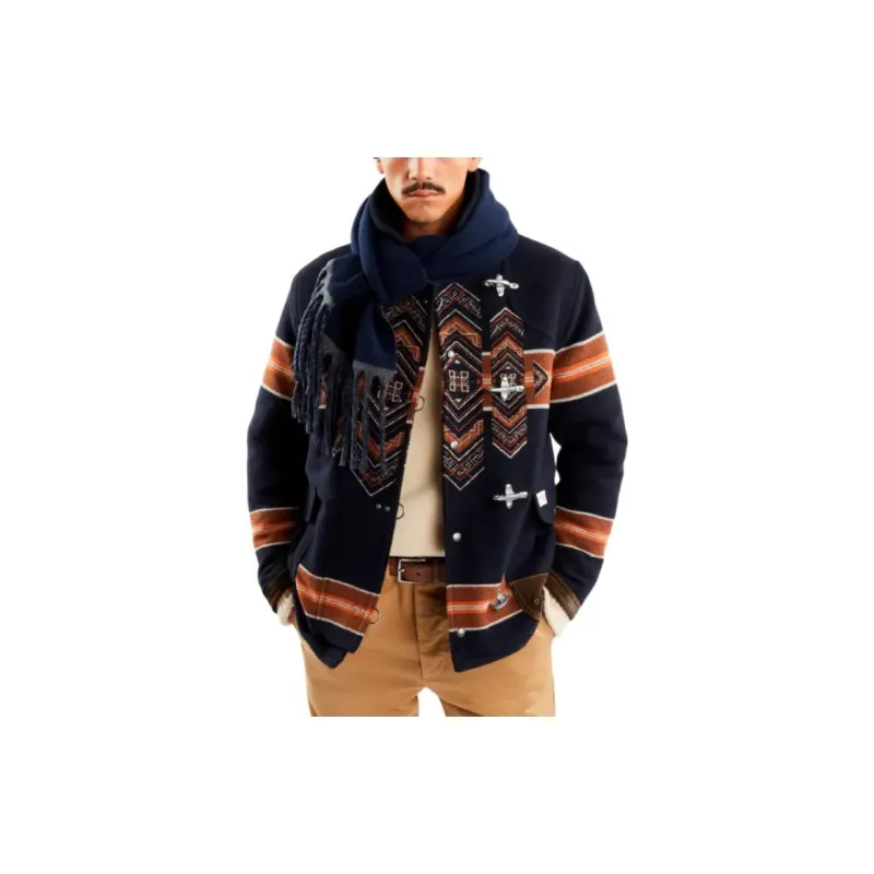 FAY 4 Ganci Yateh Logo Patch Cardigan-3