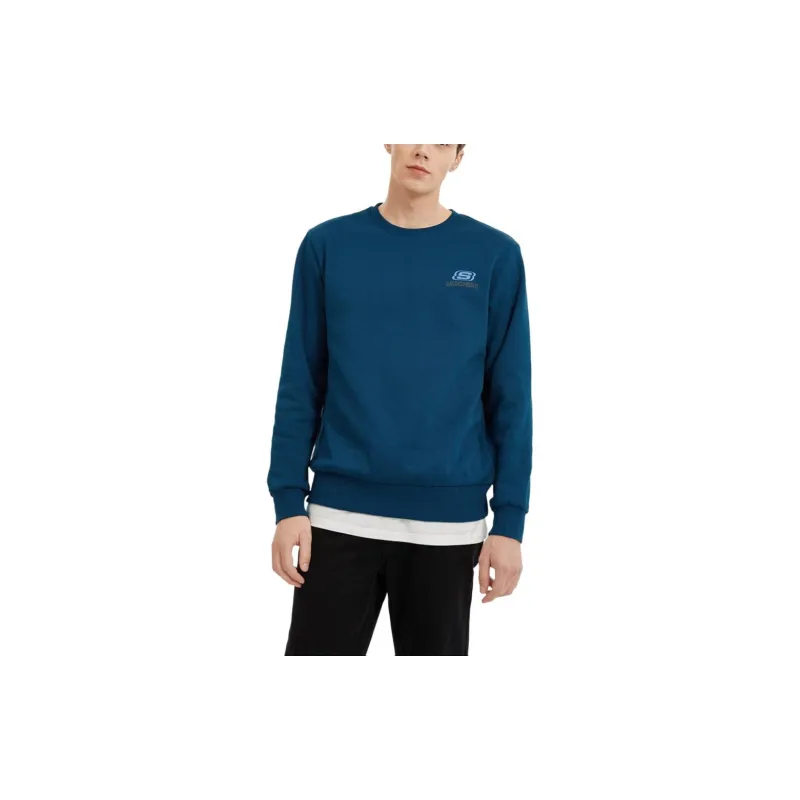Skechers Colorful Sweatshirt Unisex Poseidon Blue-2