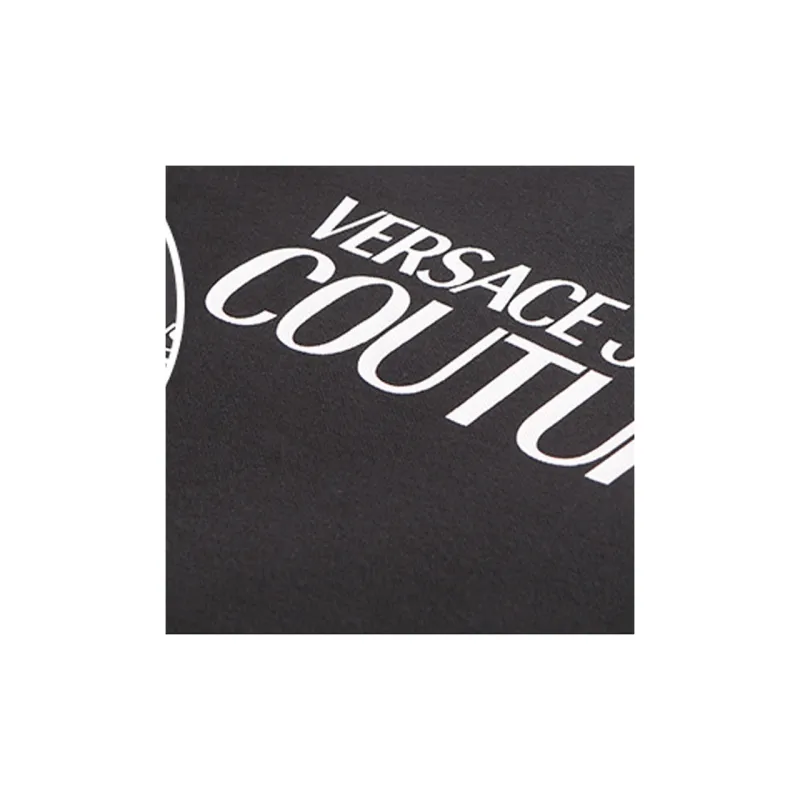 VERSACE JEANS COUTURE Logo print Cotton Polo Shirt-5