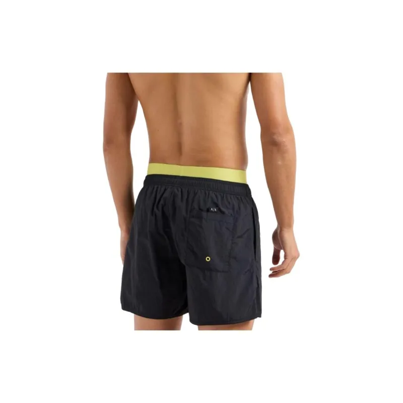 ARMANI EXCHANGEAE SS24 Beach Shorts Men's Black-2