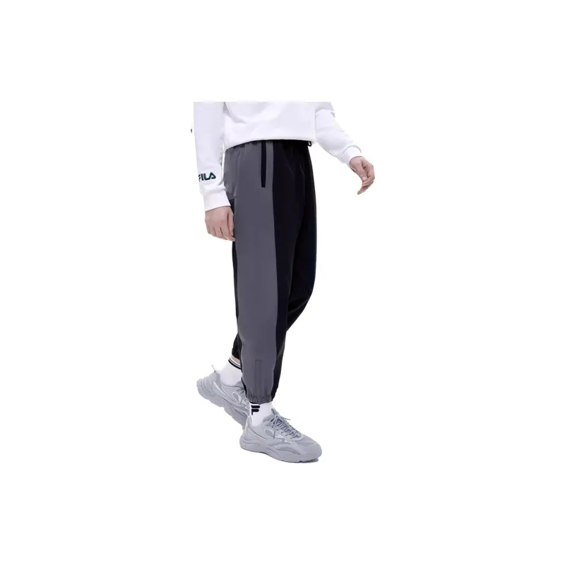 FILA FUSION Knitted Sweatpants Men's Pitch Black-3