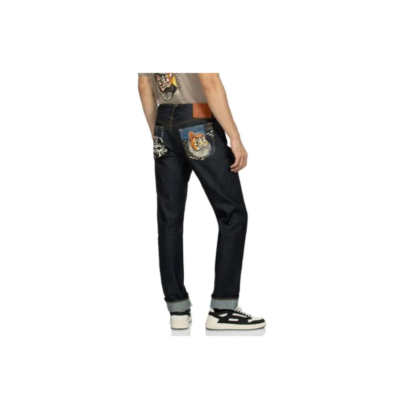 EVISU Jeans Men Blue-3