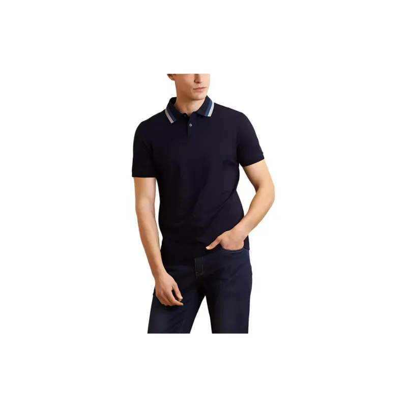GOLDLION Polo Shirt Men's Royal Blue-1