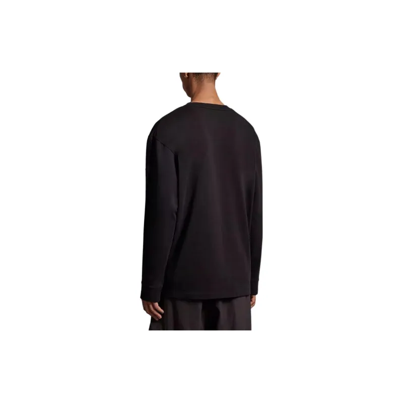 Moncler Logo Long Sleeve T-Shirt T-Shirt Men's Black-2