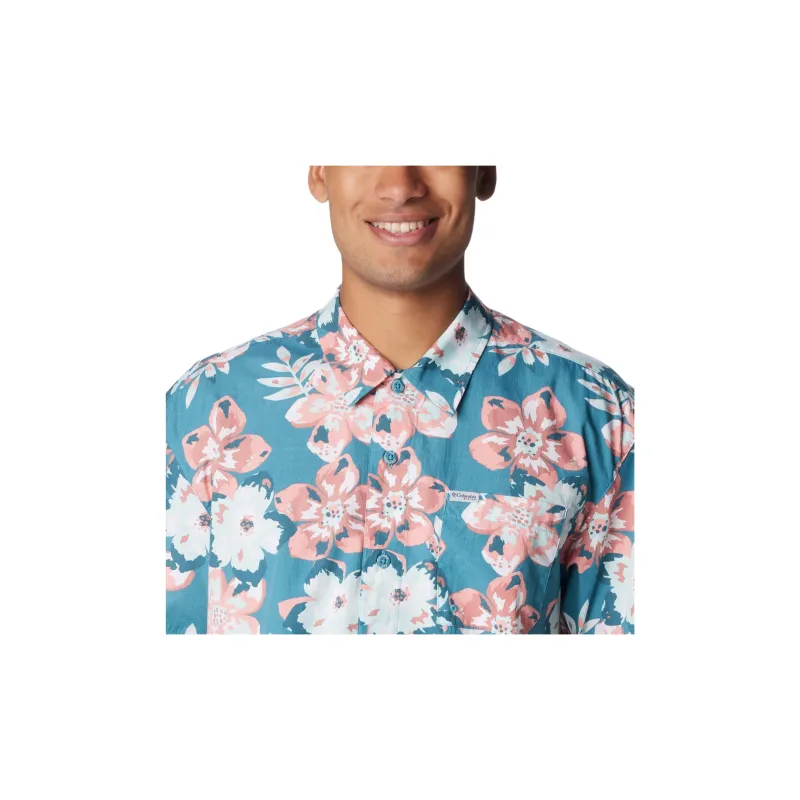 Columbia Shirts Men Sky Blue-3