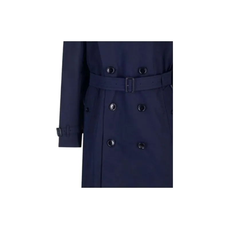 Burberry Kensington Double Breasted Belted Trench Coat-4