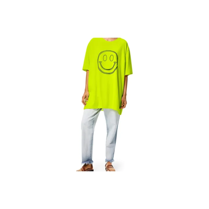 LOEWE T Shirts Unisex Neon Yellow-1