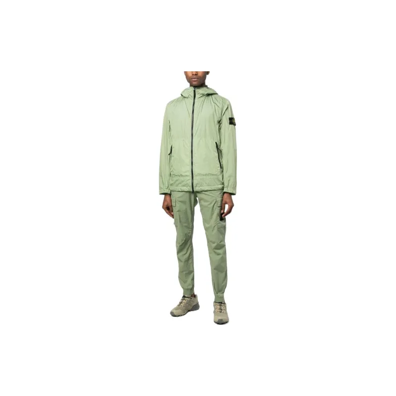 STONE ISLAND Logo Patch Cargo Pants-1