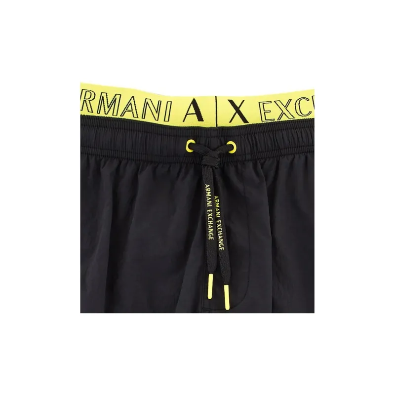 ARMANI EXCHANGEAE SS24 Beach Shorts Men's Black-4