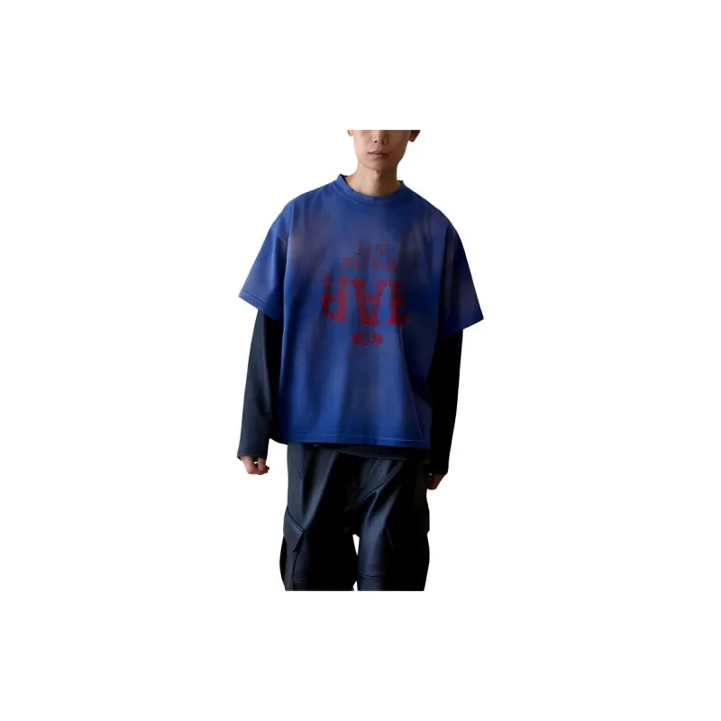 Far Archive T Shirts Men Blue-2