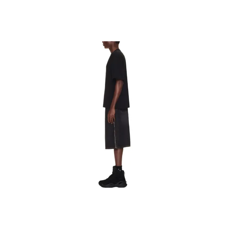 OFF WHITE Arrows Tab Denim Shorts-3