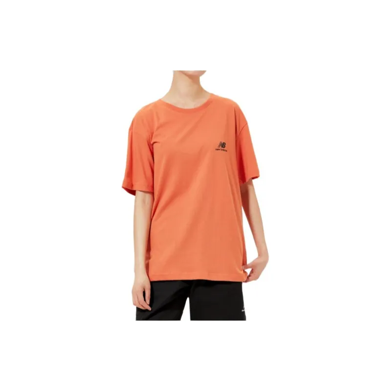 New Balance Graphic Print T Shirt Unisex Orange-2