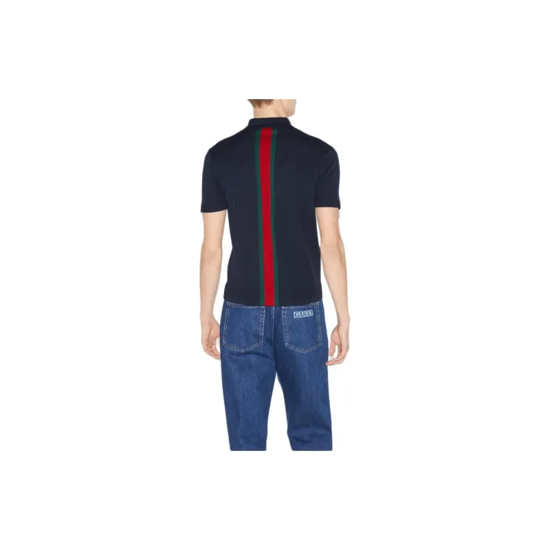 GUCCI Web Detailed Polo Shirt-3