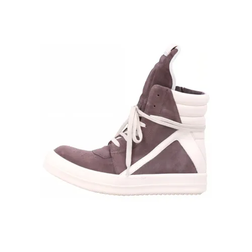 RICK OWENS Skateboard Shoes Women's High-Top Brown