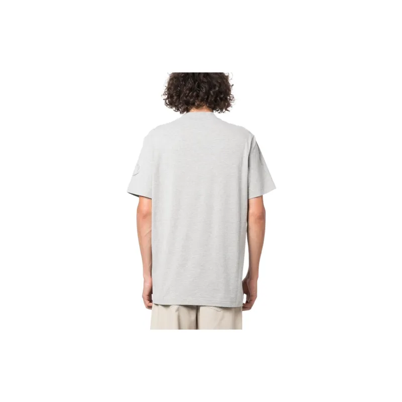 Moncler T-Shirts Men Gray-2