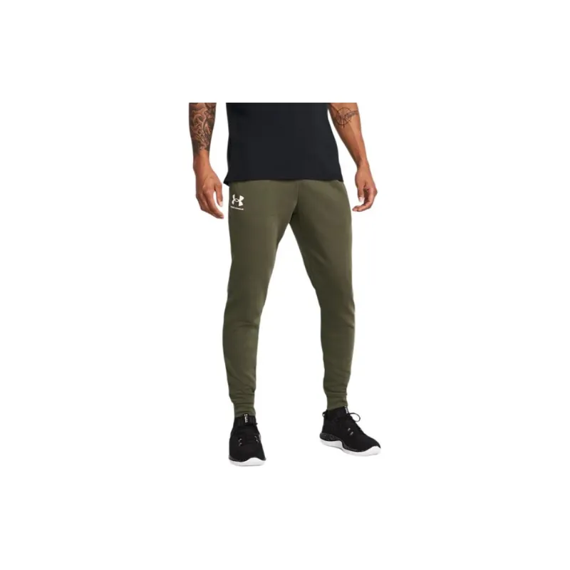 Under Armour UA Rival Terry Knitted Sweatpants Men's Olive-2