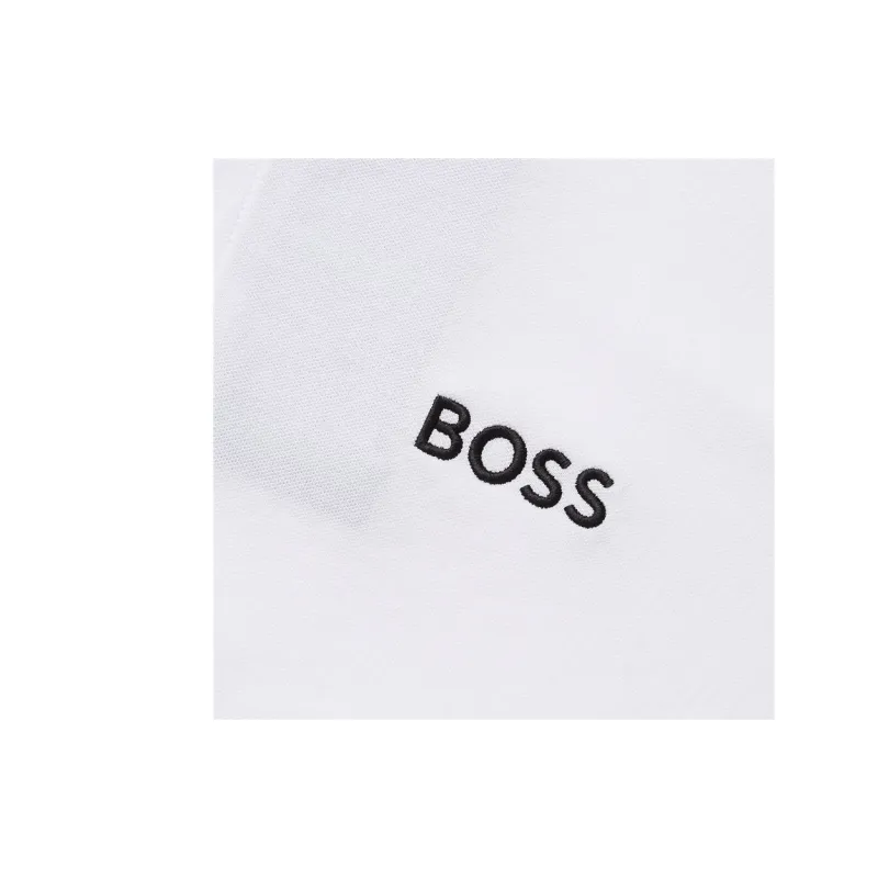 HUGO BOSS Logo Embroidered Short Sleeved Polo Shirt-7