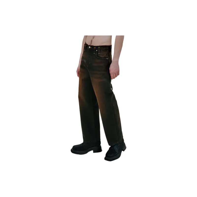 ECKHAUS LATTA SS24 Jeans Unisex Dark Brown-5